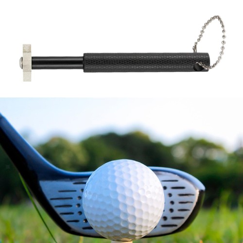 Golf club groove - groove, sharpener